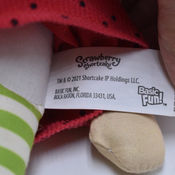 Strawberry Shortcake Stuffed Toy Rag Doll Vintage-Inspired 2021 Plush Basic Fun - Picture 10 of 10